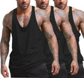 COOFANDY Men's 3 Pack Tank Tops Gym Workout Y-Back Sleeveless Muscle Shirts