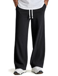 COOFANDY Baggy Sweatpants Men Wide Leg Cotton Joggers for Men with Pockets