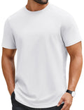 COOFANDY Mens T-Shirts 100% Cotton Crewneck Short Sleeve Tees Casual Plain Shirts