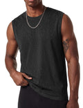 COOFANDY Men's Sleeveless Shirts Cotton Workout Tank Tops Muscle Tee Shirt